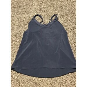 D27 Athleta Women's Adjustable Strap‎ Tank Top Activewear Built In Bra